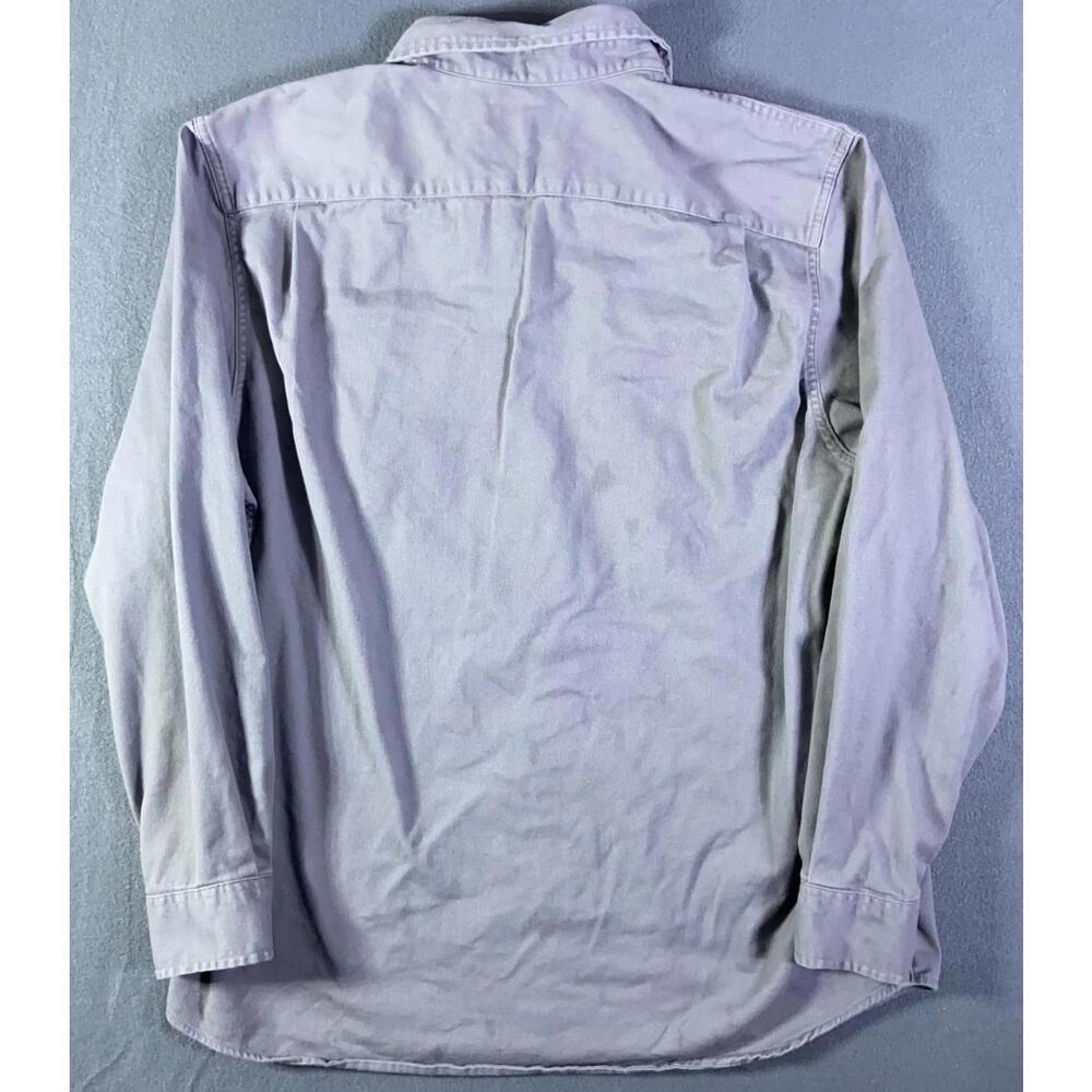 Wrangler Denim Shirt Adult XLarge XL Grey Rodeo Western Cowboy Horse Ranch Mens - Picture 8 of 10